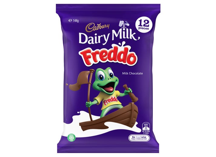 Cadbury Sharepack Dairy Milk Freddo 144g 12pk