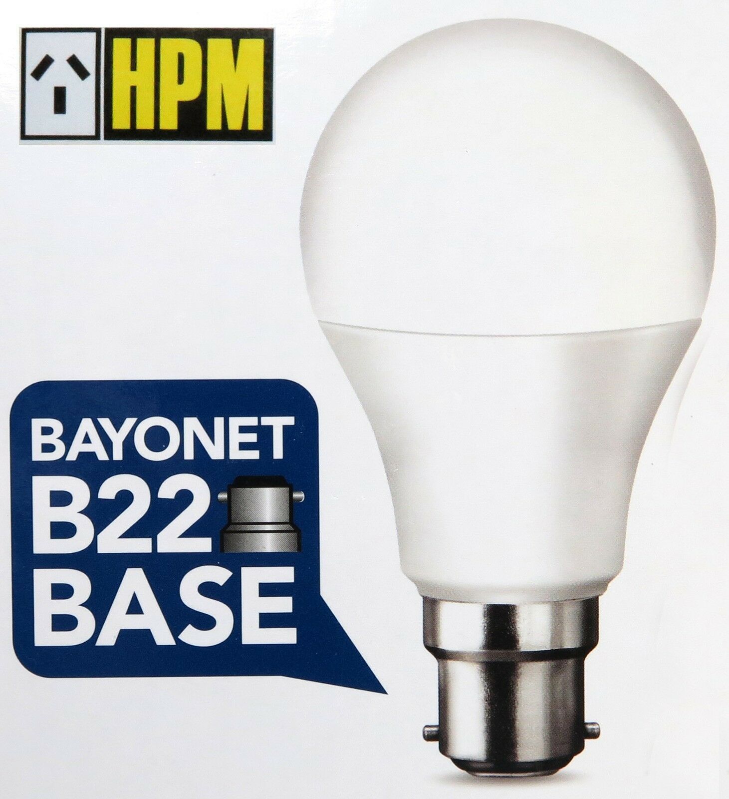 HPM Warm White Globe 490L Bayonet 1pk