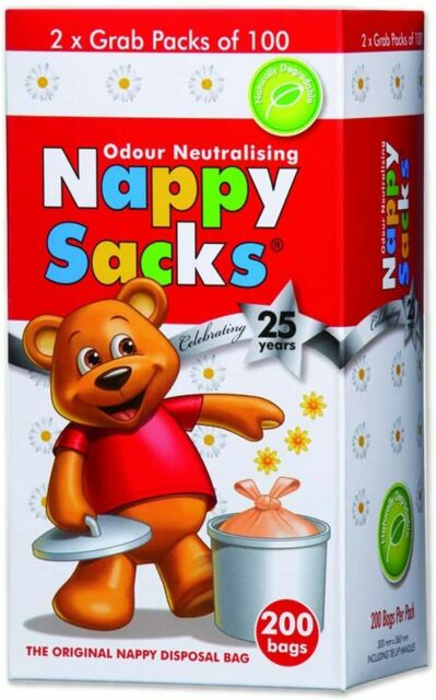 Nappy Sacks Disposal Bags 200pk