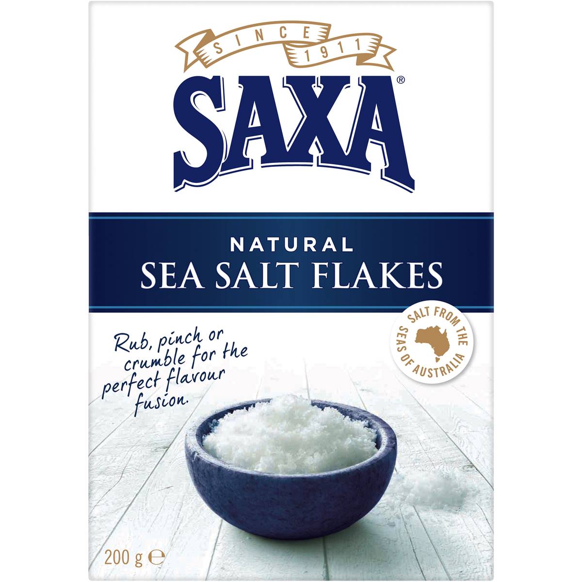 Saxa Salt Sea Flakes 200g