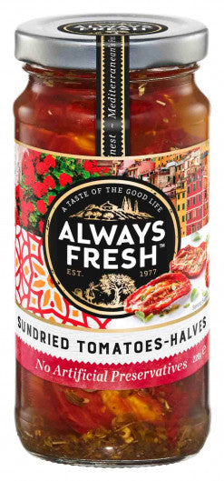 Always Fresh Sun Dried Tomato Halves 220g